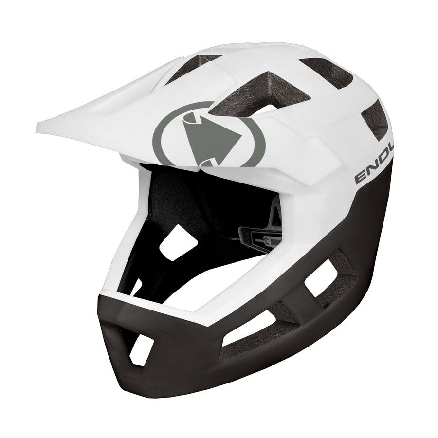 Singletrack full face helmet LXL, Bianco
