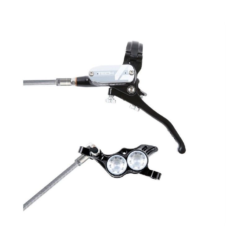 FRENO-ANTERIORE-HOPE-TECH4-E4-BRAIDED-BLACK-SILVER